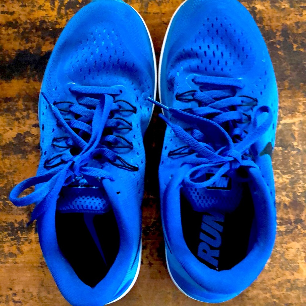 Blue Nike Running Sneakers